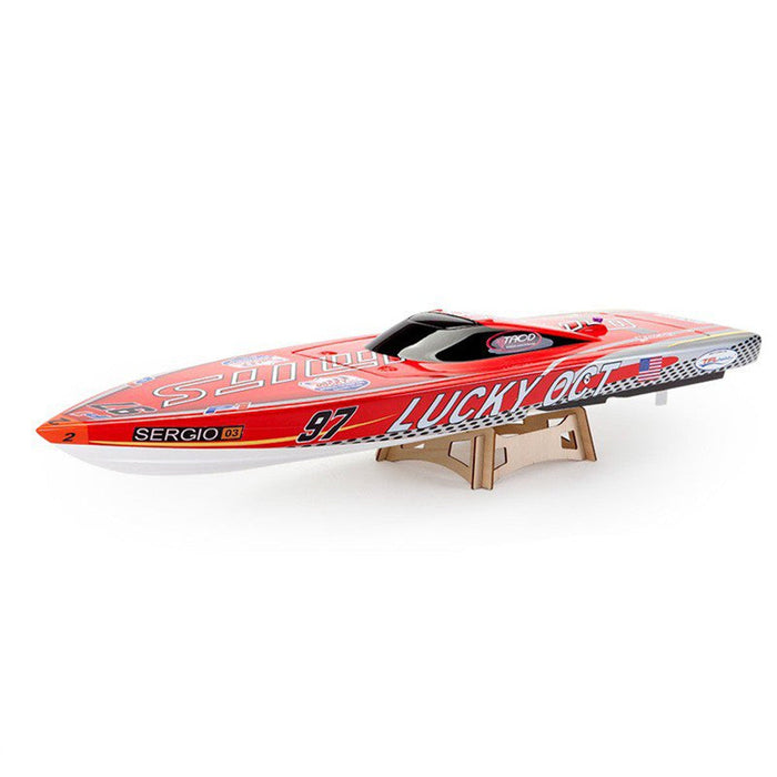 TFL 1126 Lucky OCT 880mm - 2.4G Brushless RC Boat with 120A ESC & Water Cooling System - Ideal for Hobbyists without Servo TX Battery