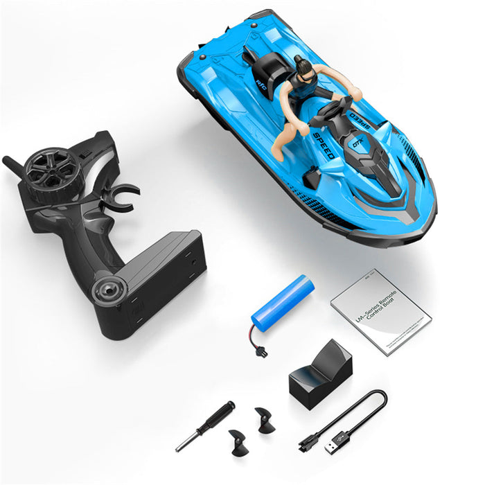 LMRC LM13-D RTR - 2.4G 4CH RC Motorboat, Remote Control Racing Ship, Waterproof Speedboat Toys - Perfect for Water Enthusiasts and Vehicle Model Collectors