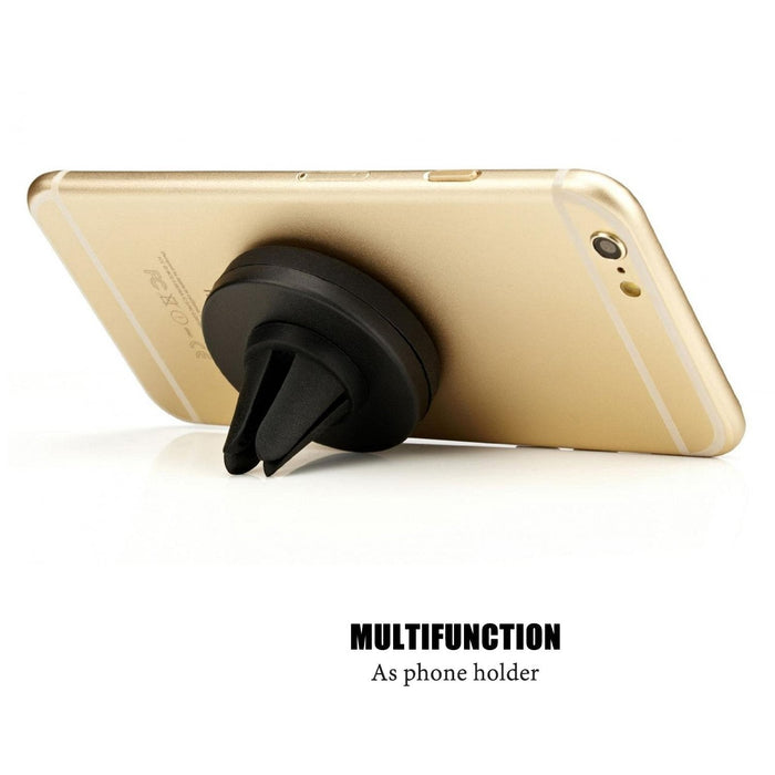 LENTION A500 - Magnetic Car Air Vent Phone Holder Mount Bracket with 360° Rotation - Designed for iPhone 13, 12, POCO X3, F3 Usage