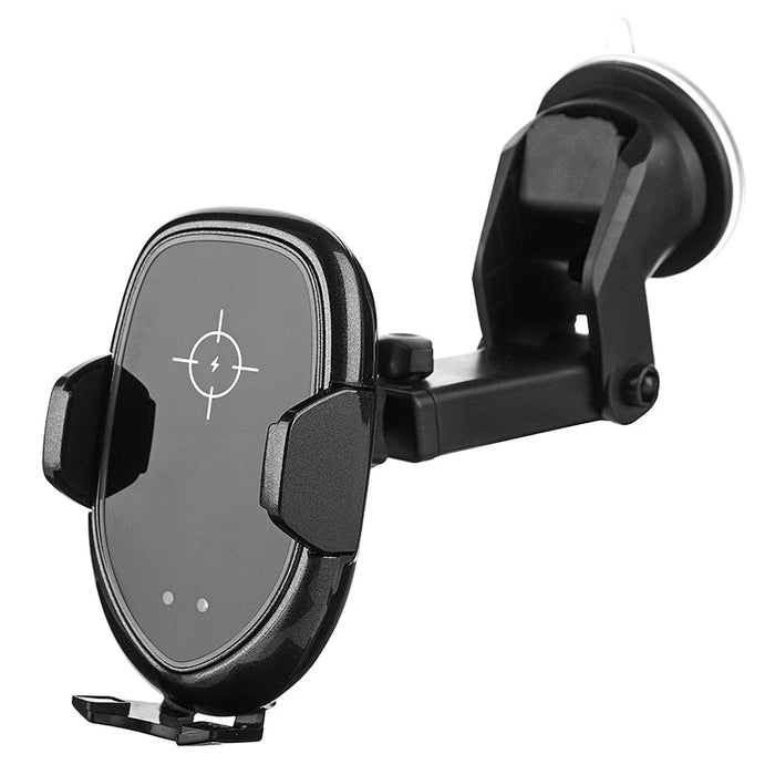 Universal - 10W 7.5W 5W Auto-Locking Qi Wireless Fast Charge Car Mount Holder for Samsung Mobile - Ideal for Seamless, Fast Charging On the Go