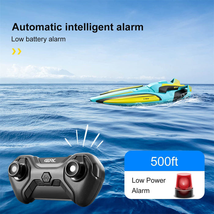 4DRC S1 2.4G 4CH - High-Speed RC Boat with Water Model Remote Control - Ideal for Pools, Lakes, Racing, and Kids/Children Gifts