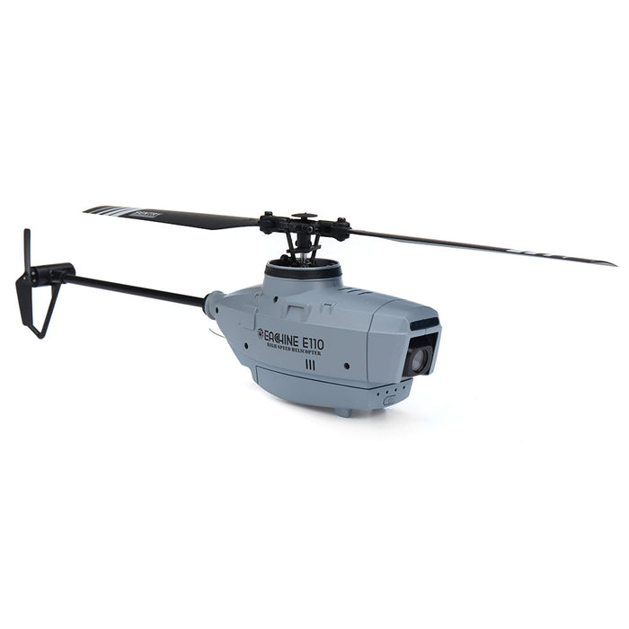 Eachine E110 - 2.4G 4CH 6-Axis Gyro 720P Camera RC Helicopter with Optical Flow Localization & Flybarless Scale - Perfect for Avid RC Enthusiasts and Beginners Alike