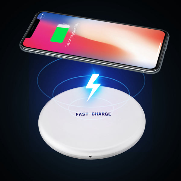 Bakeey Qi Wireless Charger - LED Indicator, Compatible with iPhone X, 8Plus, Samsung S8, S7, Note 8 - Convenient Charging Solution for Modern Smartphones