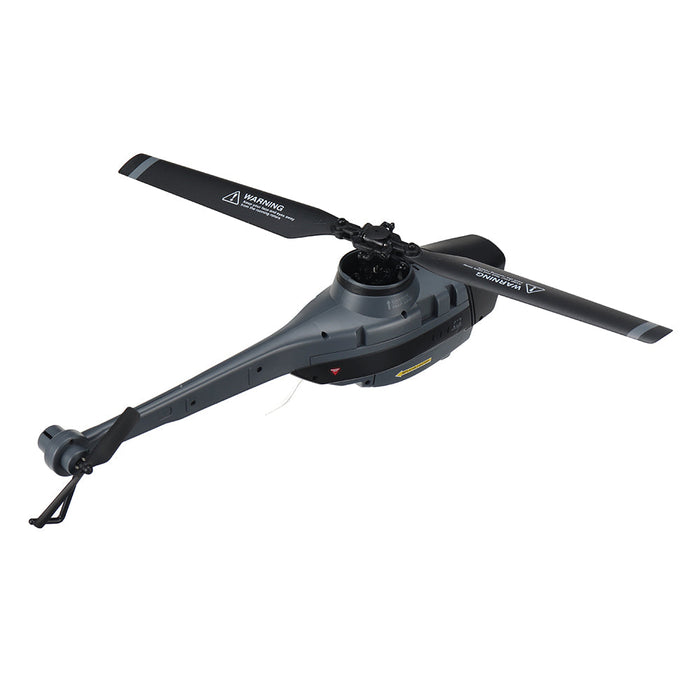 C128 2.4G 4CH 6-Axis RC Helicopter - 1080P Camera, Optical Flow Localization, Altitude Hold, Flybarless - Perfect for Stabilized Aerial Photography and Smooth Flying Experience