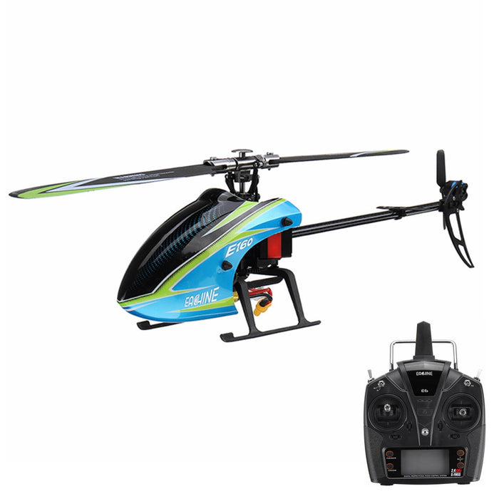 Eachine E160 V2 6CH - Dual Brushless 3D6G System Flybarless RC Helicopter BNF/RTF - Compatible with FUTABA S-FHSS for Hobbyists