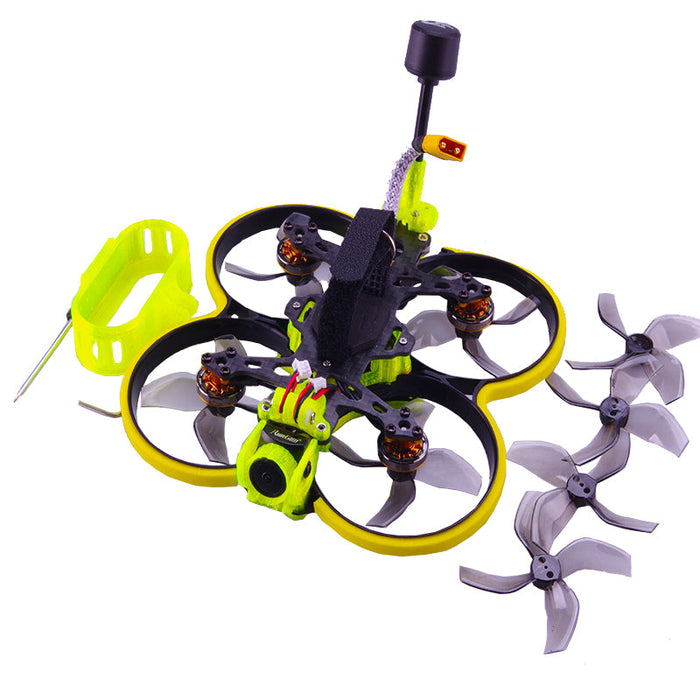 GEELANG KUDA 85X - 85mm 2.0" Pusher Style 3S Whoop FPV Racing Drone with Runcam Nano2 & 1202 8700KV Motor - Perfect for Speed Enthusiasts