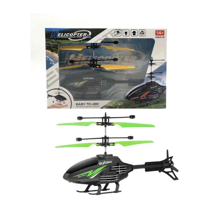 A13 Response Flying Helicopter - USB Rechargeable Induction Hover Toy with Remote Control - Ideal for Kids' Indoor and Outdoor Games