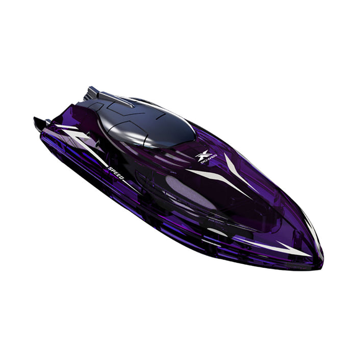 YTRC 802 RC Boat - 2.4G Stunt 360° Rolling Speedboat with LED Lights, 5CH Waterproof 20km/h Electric Racing - Perfect for Lakes, Pools, Remote Control Toy Enthusiasts