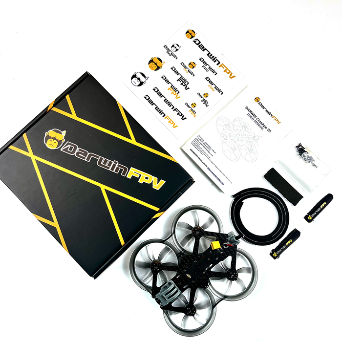 DarwinFPV CineApe 25 112mm 4S - Cinematic Whoop Analog/ AVATAR MINI HD, 1504 3600KV Motor, FPV Racing RC Drone PNP/BNF - Perfect for Thrilling High-Speed Aerial Cinematography