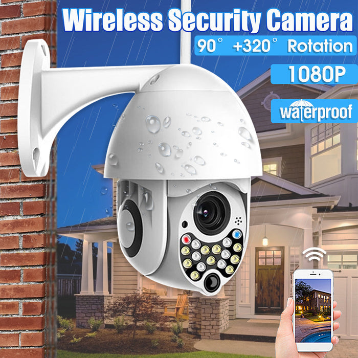 WiFi Ball Machine - Wireless HD Pylon Head Surveillance Camera for Home Security - Outdoor Waterproof Network Solution for Homeowners