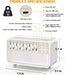 Bluetooth Flame Humidifier & Aroma Diffuser — Cool Mist Sleep Sound Machine