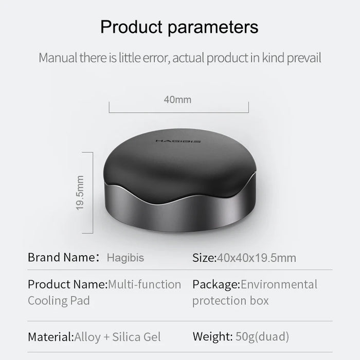 Magnetic Portable Laptop Stand & Cooling Pad — Aluminium, Skidproof