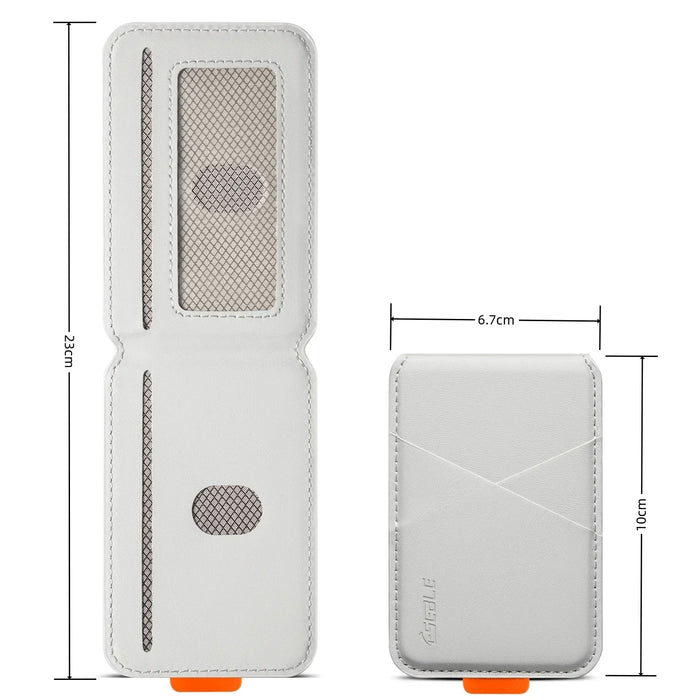 MagSafe Magnetic Card Holder in Artificial Leather for iPhone 13–17