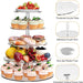 Clear Acrylic Round Cupcake Stand — 3/4/5 Tier Dessert Display
