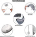 Wall-Mounted Silicone Toilet Brush Set — Easy Install, Long Handle with Portable Holder