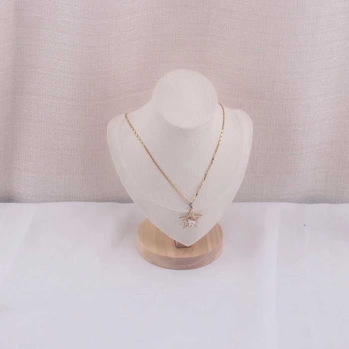 Velvet Necklace Display Bust – Pendant Organiser Stand (S/M/L)