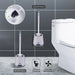 SDARISB Long-Handle Silicone Toilet Brush with Bendable Head (DR-FE94)