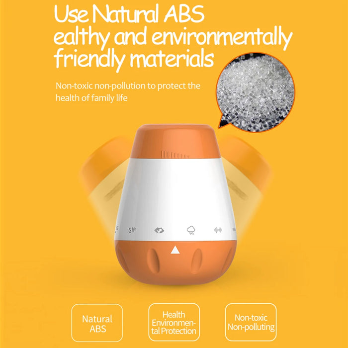 Smart Baby Sleep Soother — White Noise Sound Machine with 6 Soothing Sounds, Rechargeable