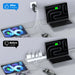 140W 5‑Port GaN USB‑C Charger with Display — Up to 100W Laptop Power, Quick Charge