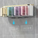 Wall-mounted self-adhesive toothbrush holder – 2- or 4-person sets