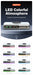 5-in-1 USB-C Charger Station 72W — 4-Port + Magnetic Wireless (PD45W) with LED colour nightlight F9A
