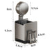 Suction-Cup Toothbrush Holder with Squeezer and Mouthwash Cup — Perforation-Free