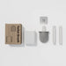 Mini Silicone Toilet Brush — Detachable Pole & Drip-Proof Holder