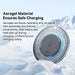 15W Fast Wireless Charging Pad – Transparent Qi Charger for iPhone & Android