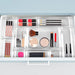 25pc Clear Drawer Organiser Set – PS Plastic Dividers & Storage Bins for Desk, Dresser, Makeup