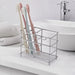 5-Slot Toothbrush Holder — Freestanding, Space-Saving, White
