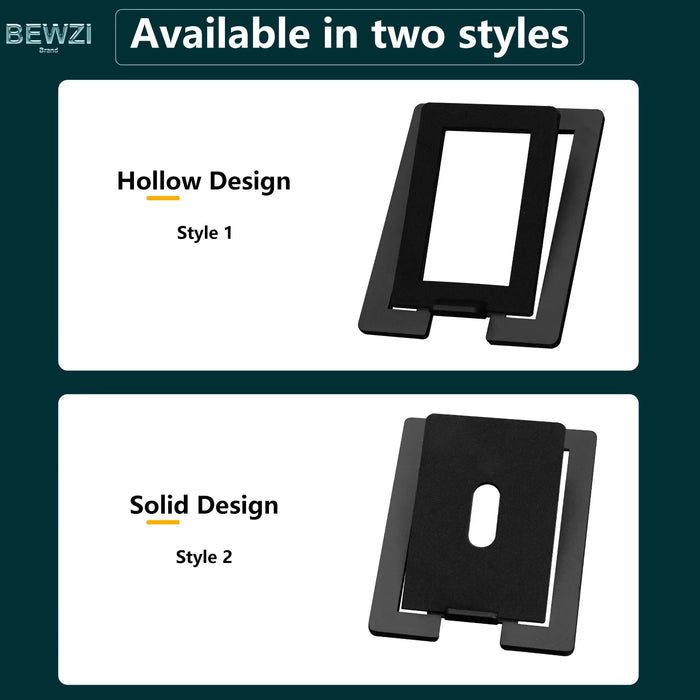 Desktop Speaker Stands — Carbon Steel 2‑Pack for Improved Stereo Sound & Shock Absorption