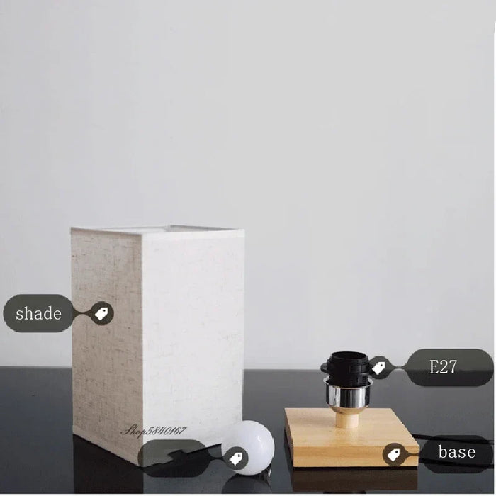 Vintage Chinese Style Lamp - Wooden Desk Lamp with Retro Landscape Painting, Ideal for Room Decoration and Personality Lighting - Perfect Beside Lamp for Antique Enthusiasts