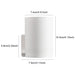 Drill-Free Wall-Mounted Toothbrush & Toothpaste Holder with Removable Cup