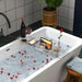 Extendable PET Bathtub Tray & Bathroom Storage Shelf — Adjustable Shower Caddy Organiser