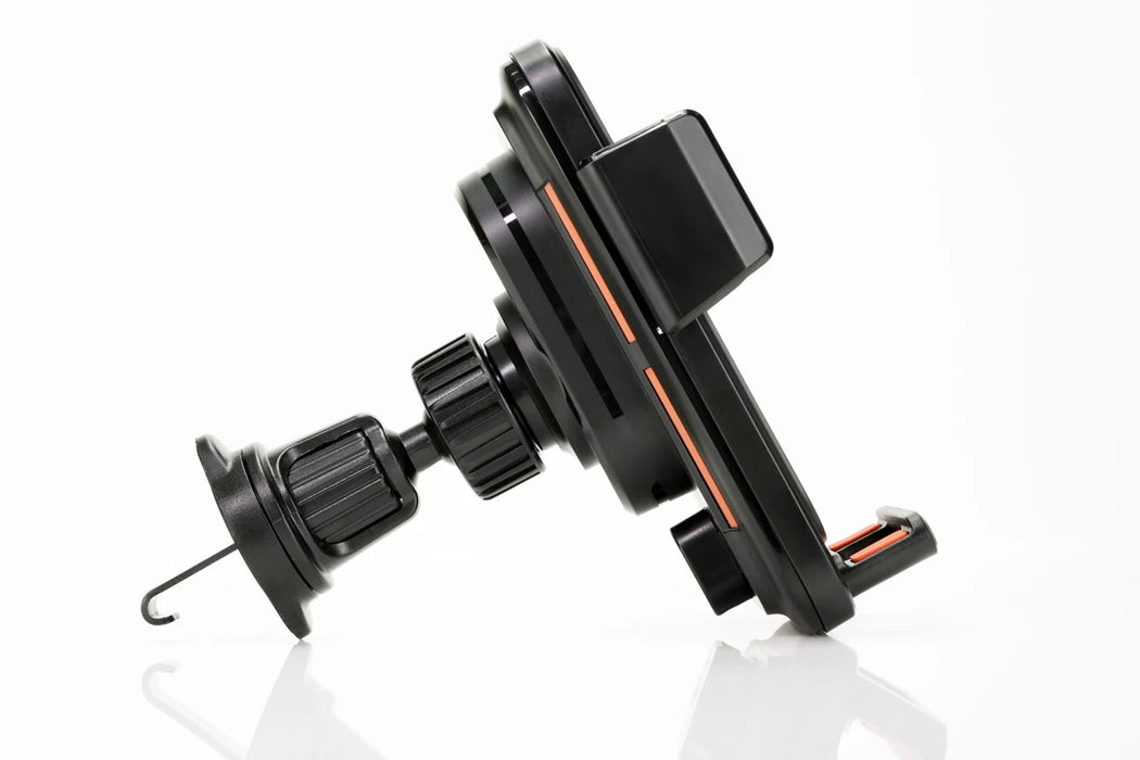 15W Car Phone Charger & Holder — Auto‑Sensing Vent Mount with One‑Touch Release