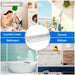 Stainless Steel Wall-Mounted Retractable Clothes Drying Rack — Accordion Design
