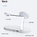 3-in-1 Magnetic Wireless Charger Stand for iPhone 12–17, Apple Watch Series 4–10 & AirPods (Qi)