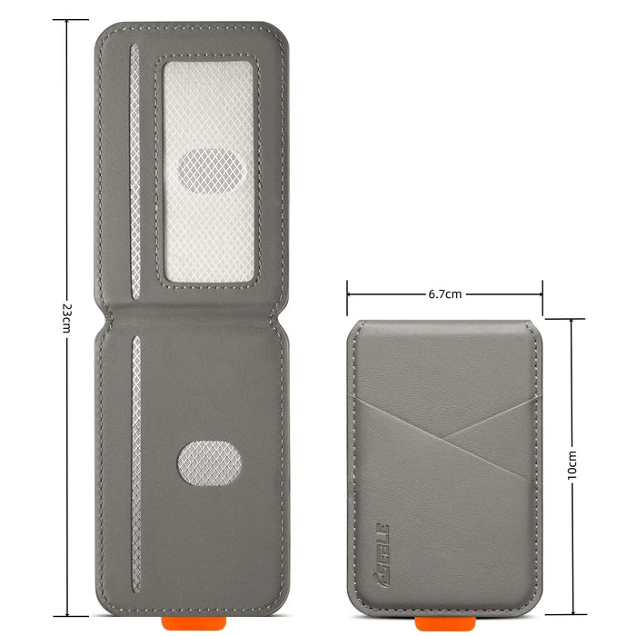 MagSafe Magnetic Card Holder in Artificial Leather for iPhone 13–17