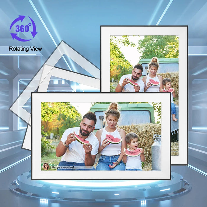 15.6-inch Digital Photo Frame 32GB IPS Touchscreen 1920x1080 Wi‑Fi Video Playback