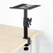 Studio‑grade Clamp‑Mount Speaker Stand — Height‑Adjustable Desktop Platform for Monitors