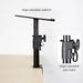 Studio‑grade Clamp‑Mount Speaker Stand — Height‑Adjustable Desktop Platform for Monitors