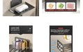 No-Drill Wall-Mounted Space Aluminium Soap Rack — Single or 3-Pack, Black/Grey/White