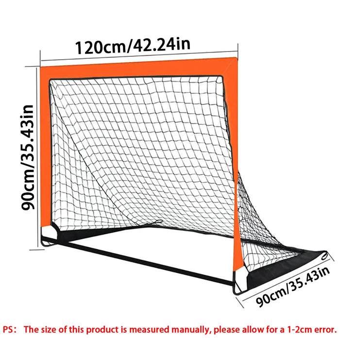 Pop-up Football Goal for Garden — Portable Kids Soccer Net for Training & Backyard Play