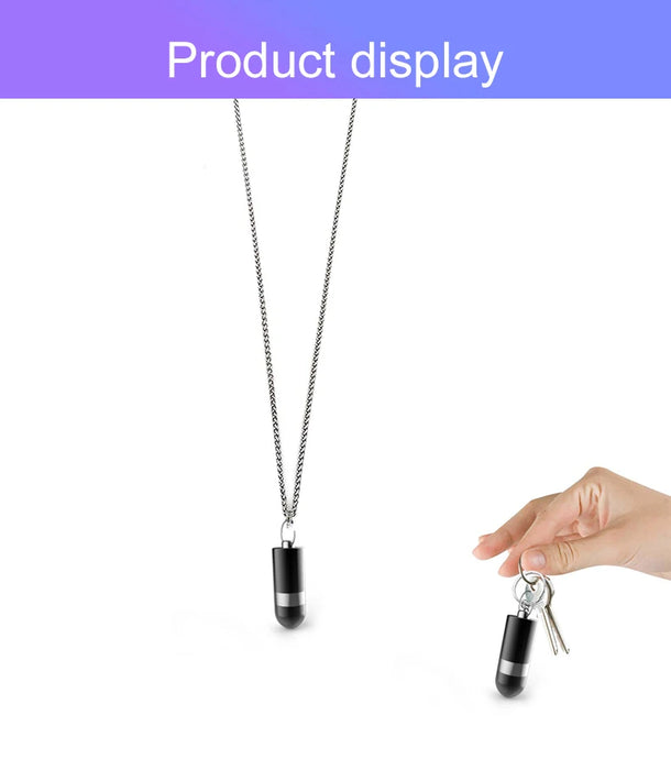 Mini Voice-Activated Digital Recorder – WAV Dictaphone, Keychain Size
