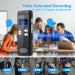 Digital Voice Recorder — Voice-Activated Dual Mic, TF Card Support & Long-Play Recording