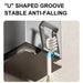 Suction-Cup Toothbrush Holder with Squeezer and Mouthwash Cup — Perforation-Free