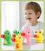Kids' Pinch Fidget Toy – Frog or Dinosaur with Sticking Tongue, Stress Relief, 1pc (Random Colour)