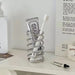 Stainless Steel Toothbrush & Makeup Brush Holder — 11 x 6.5 cm