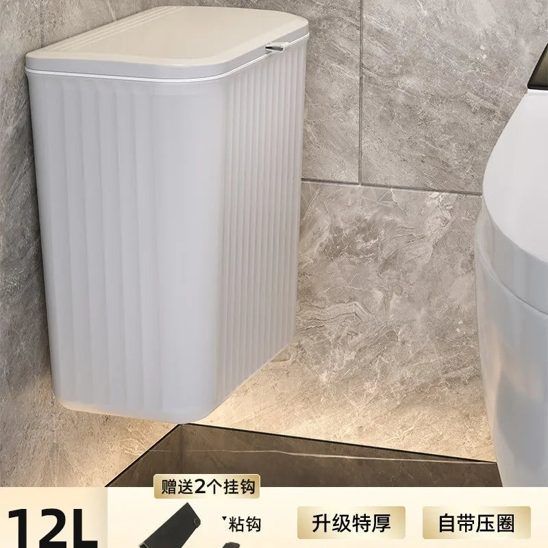 8L / 12L Kitchen Compost Bin with Lid – Countertop or Under-Sink Hanging Bin