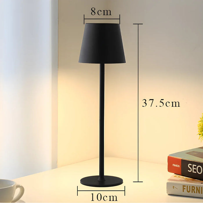 LED Rechargeable Desk Lamp - Touch Switch Table Lights, 3 Colour Modes, Dimmable Feature - Ideal for Bedroom, Living Room, Bar & Dinner Decoration Lighting